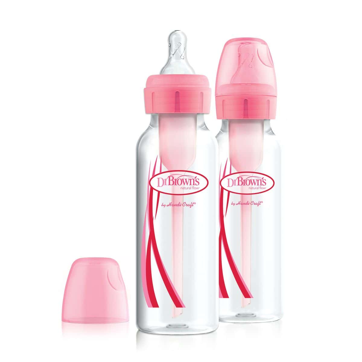 Dr Brown s Narrow Neck Options Bottle 250ml Pink 2 pack Dr Browns 