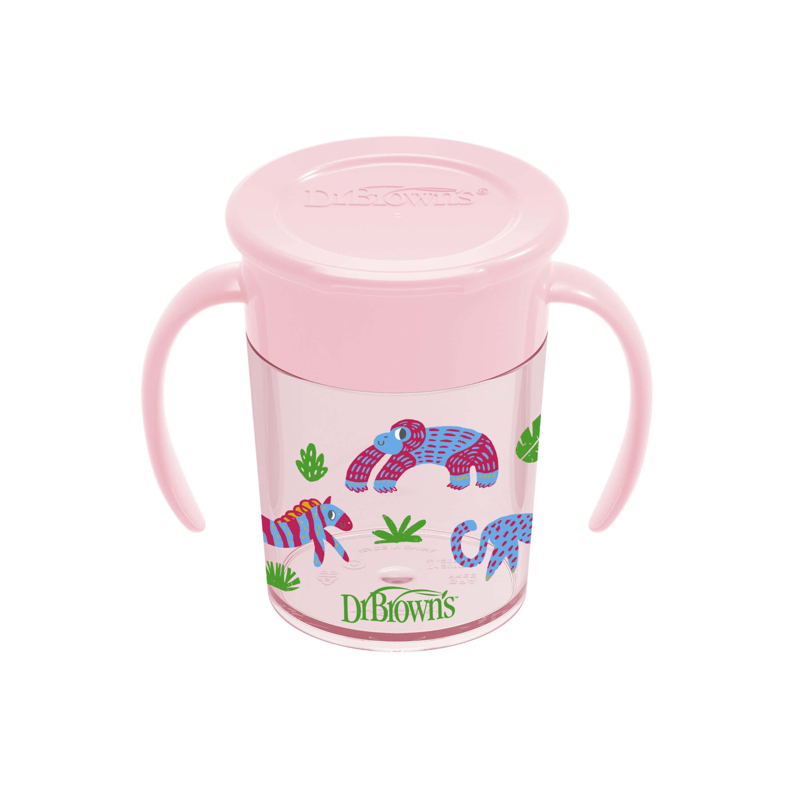 Dr. Brown’s® Milestones™ Cheers360™ Cup with Handles, Pink ,200ml - Image 4