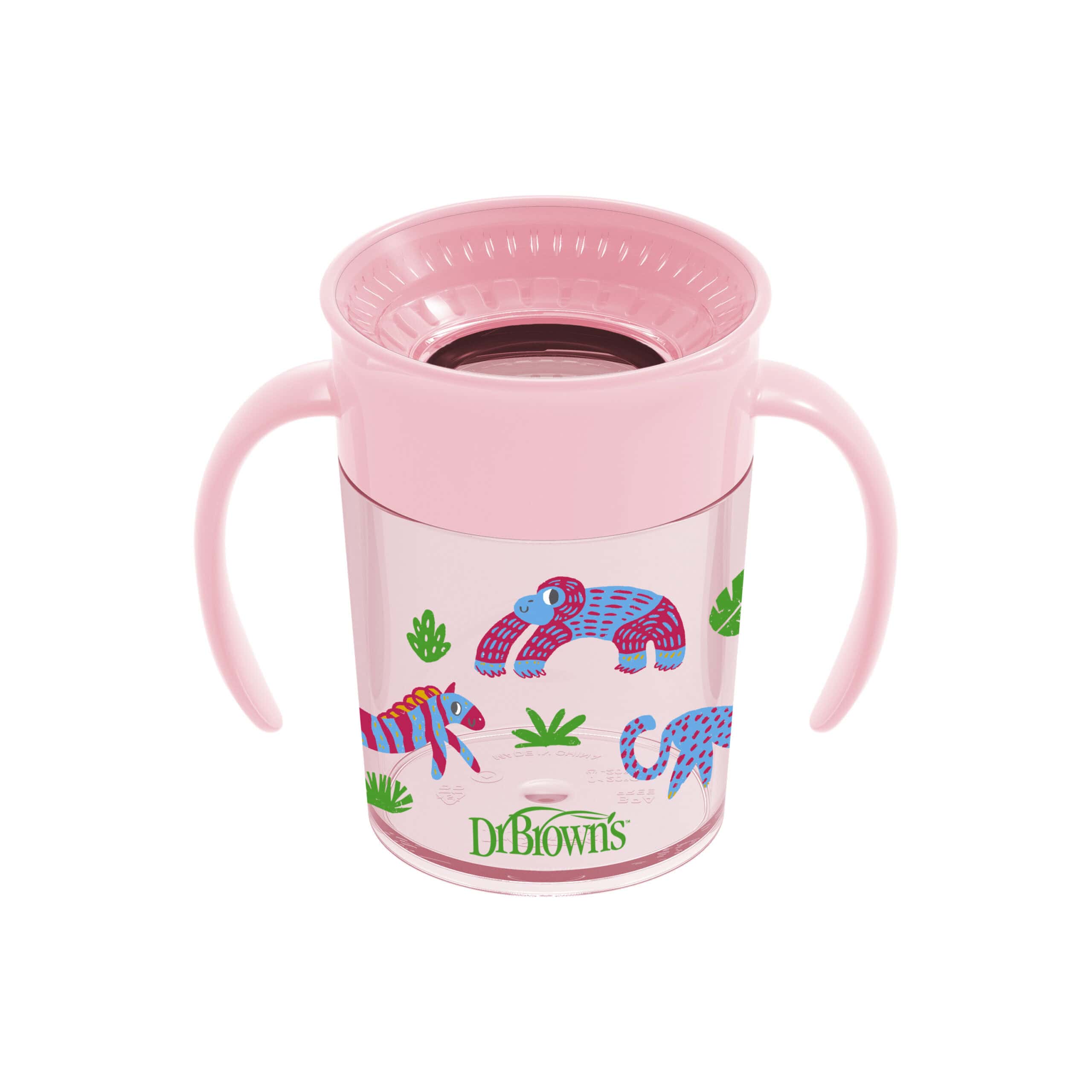 Dr. Brown’s® Milestones™ Cheers360™ Cup with Handles, Pink ,200ml