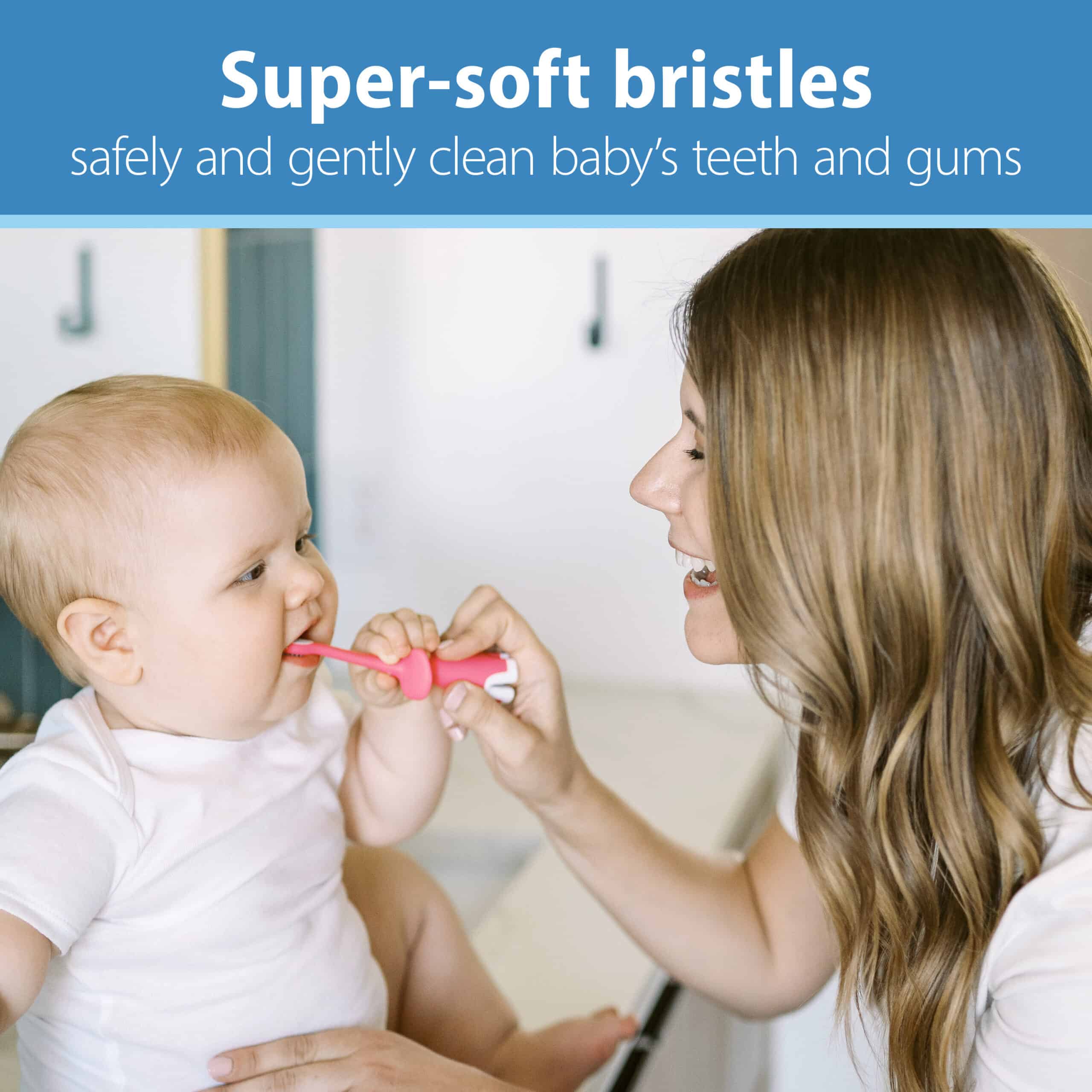 Dr. Brown's Infant-to-Toddler Toothbrush, Elephant Pink, 1-Pack - Image 7